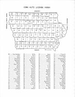 Iowa Auto License Index, Butler County 1965